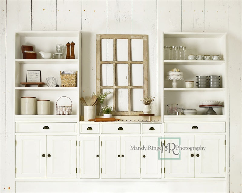 Kate Simple Farmhouse Kitchen Backdrop Designed by Mandy Ringe Photography