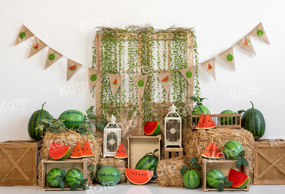 Kate Summer Watermelon Sell Backdrop Designed by Emetselch