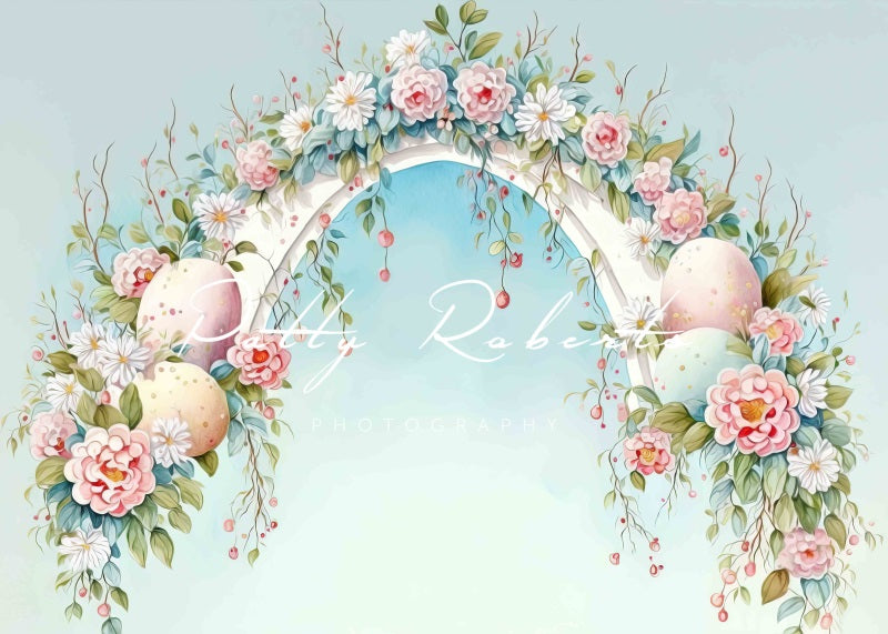Kate Easter Blooms Backdrop Designed by Patty Robert