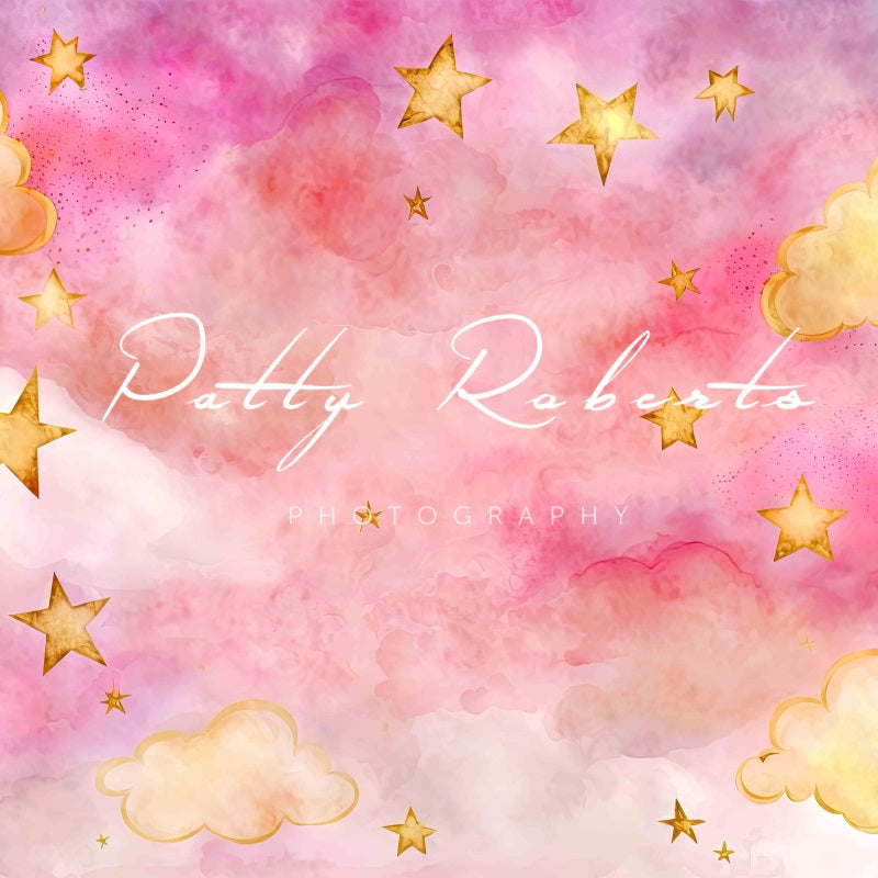 Kate Starry Night in Pink Backdrop Designed by Patty Robert
