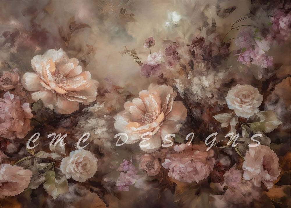 Kate Floral Romance Fine Art Backdrop Designed by Candice Compton