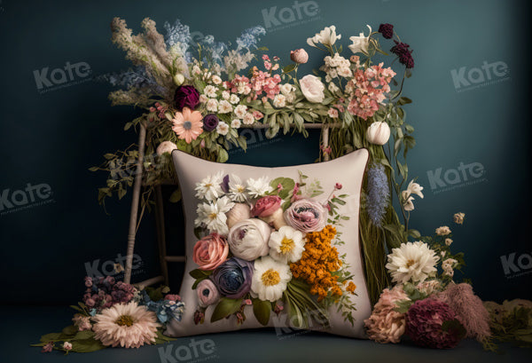 Kate Boho Retro Floral Backdrop Designed by Chain Photography