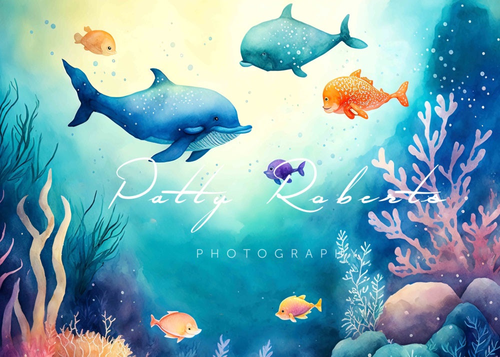 Kate Deep Sea Delight Summer Backdrop Designed by Patty Robert