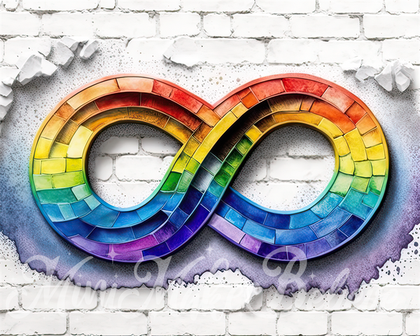 Vibrant Infinity Color Spectrum Backdrop