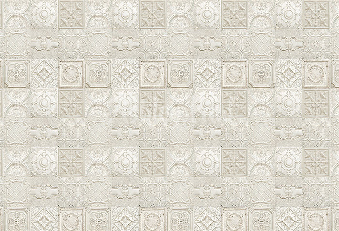 Elegant Vintage Embossed Tile Backdrop