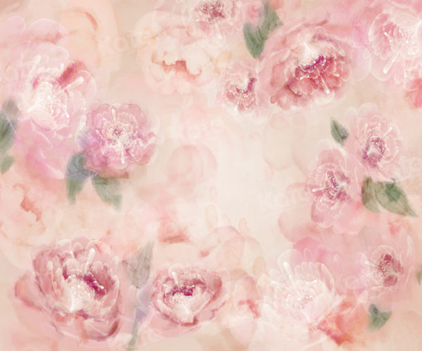 Kate Pink Fine Art Big Blooming Floral Backdrop Designed by GQ