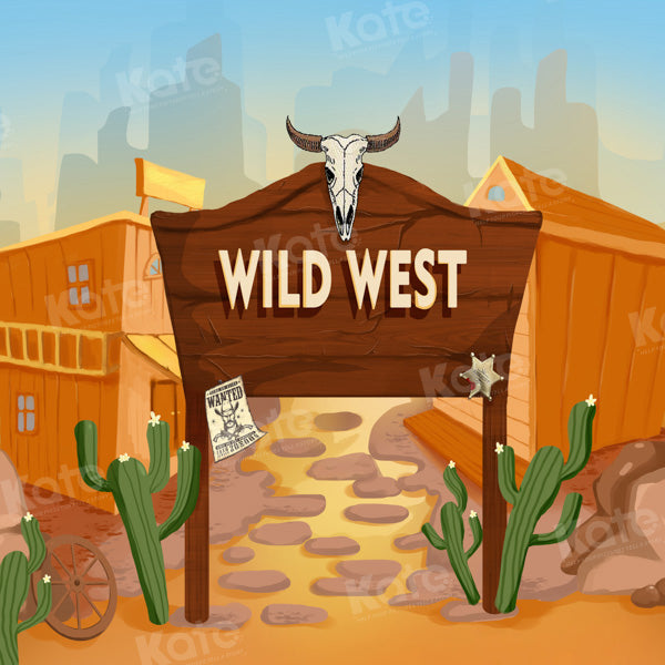 Kate Wild West Cowboy Backdrop Designed by GQ