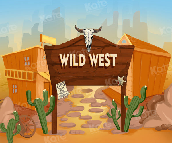 Kate Wild West Cowboy Backdrop Designed by GQ