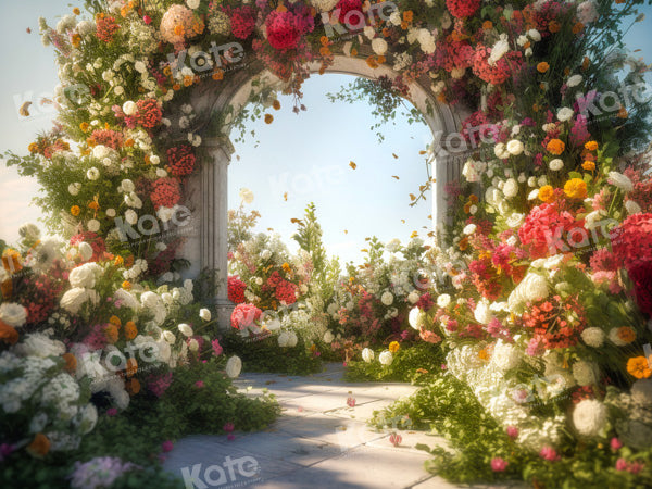 Kate Wedding Flower Arch Romantic Backdrop Designed by Chain Photography