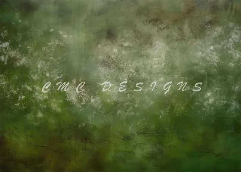 Kate Abstract Green Grunge Backdrop Designed by Candice Compton
