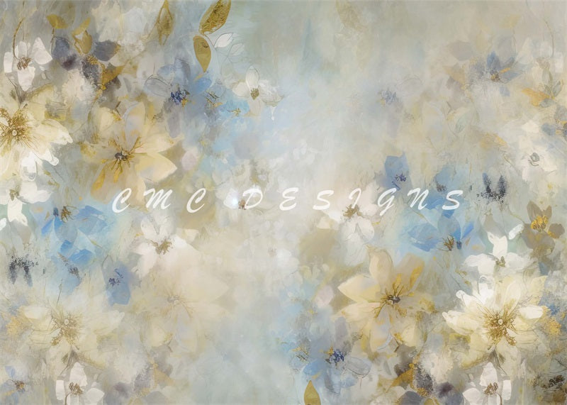 Kate Soft Blooms Fine Art Floral Backdrop Designed by Candice Compton