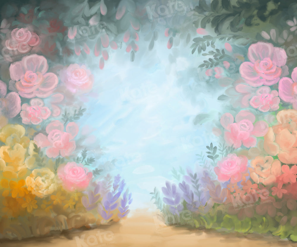 Kate Fantasy Dream Floral Backdrop Designed by GQ