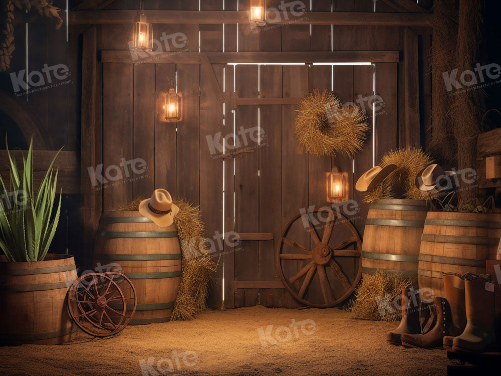 Kate Pet Autumn Barn Backdrop Designed by Chain Photography