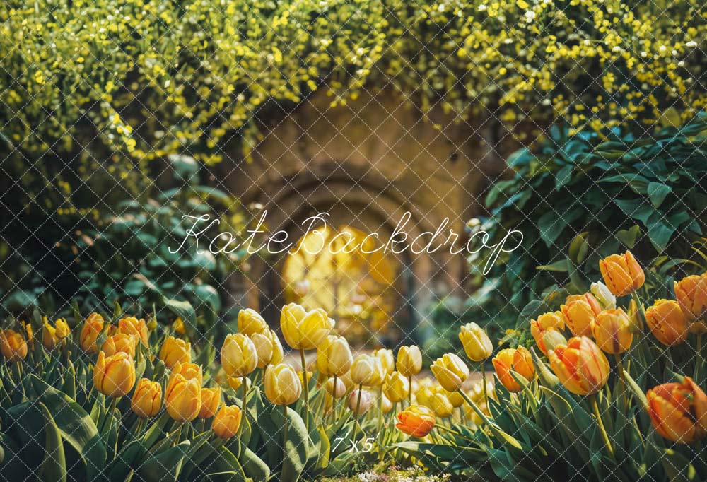 TEST kate Spring Tulip Field Backdrop Designed by Emetselch