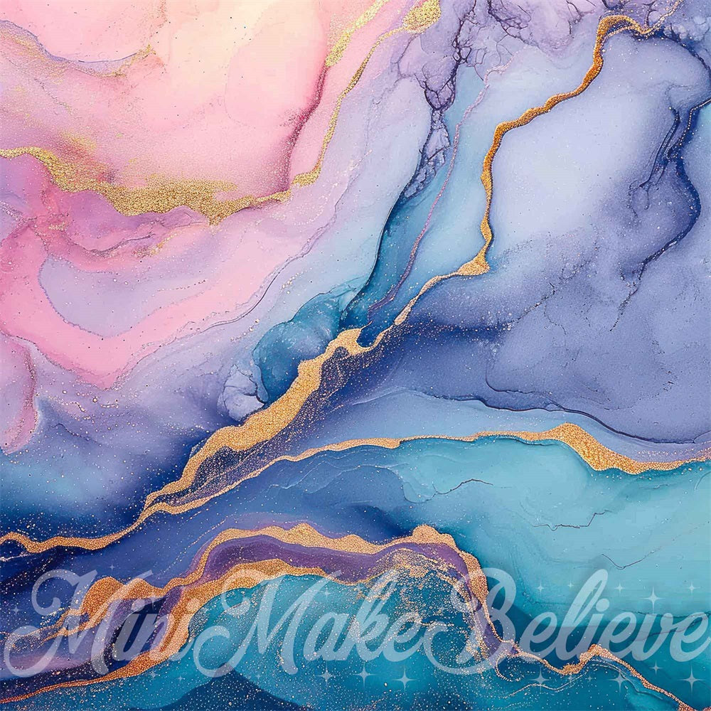 Kate Pastel Marble Backdrop Designed by Mini MakeBelieve