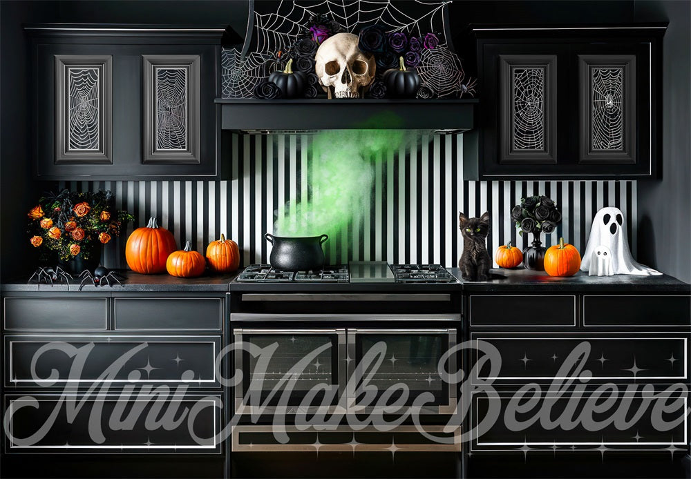 TEST Kate Halloween Kitchen Backdrop Designed by Mini MakeBelieve