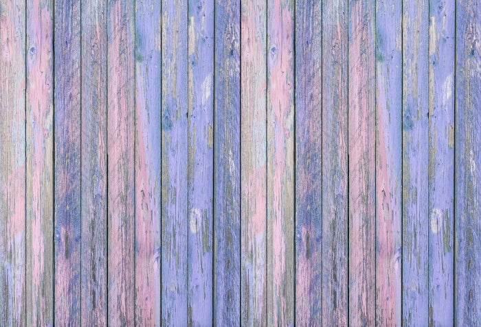 Kate Floor Colorful Mottled Wood Vinyl Photography Backdrop