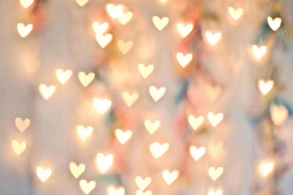 Kate Light Pink Love Heart Glitter Valentine's Day Backdrops for Photography - Katebackdrop