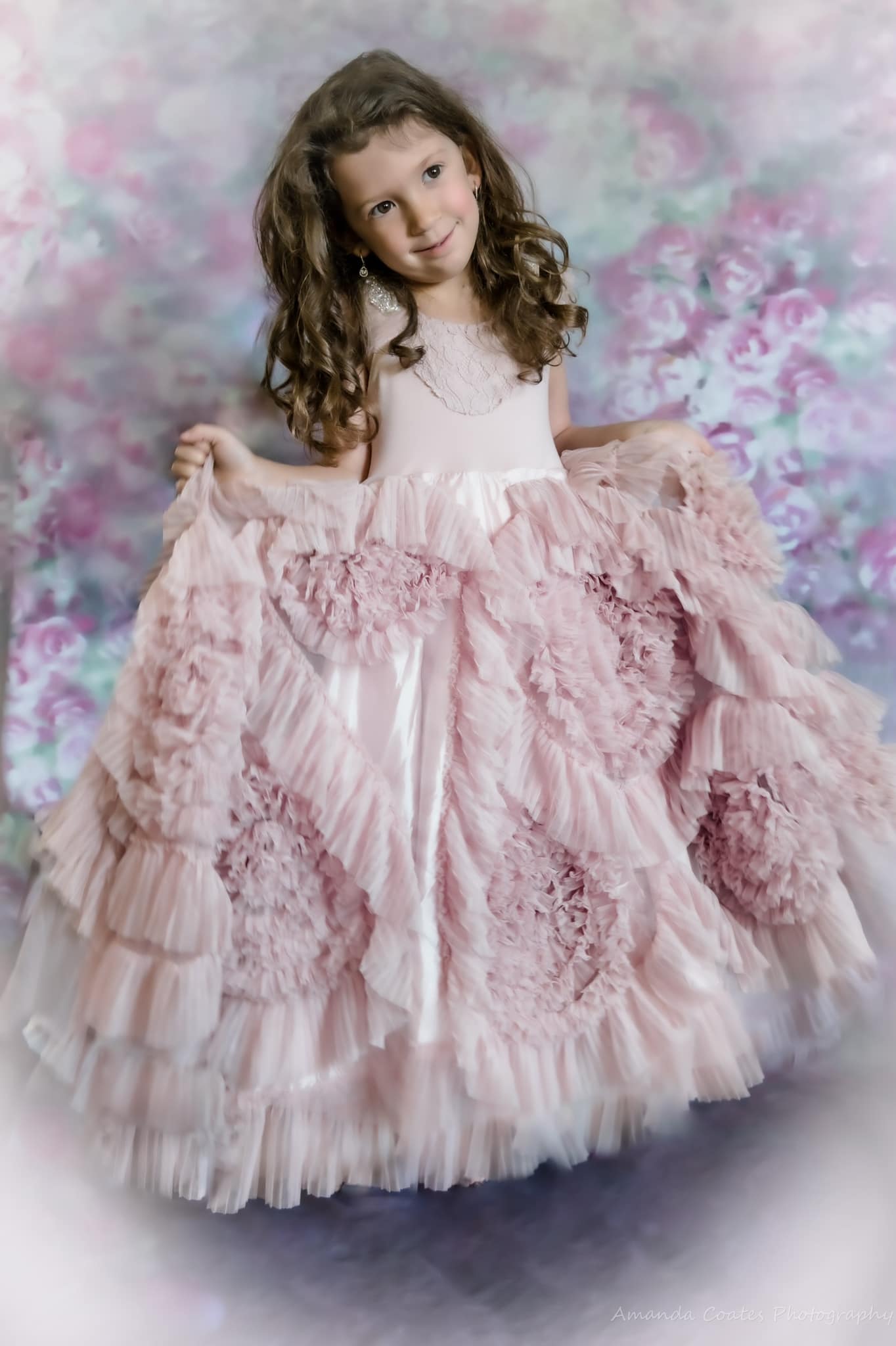 Kate Pink Flowers for Portrait Photography Backdrops