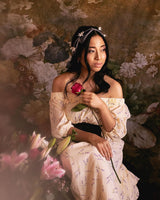 Kate Fine Art Retro Floral Backdrop for Maternity Photography - Kate Backdrop