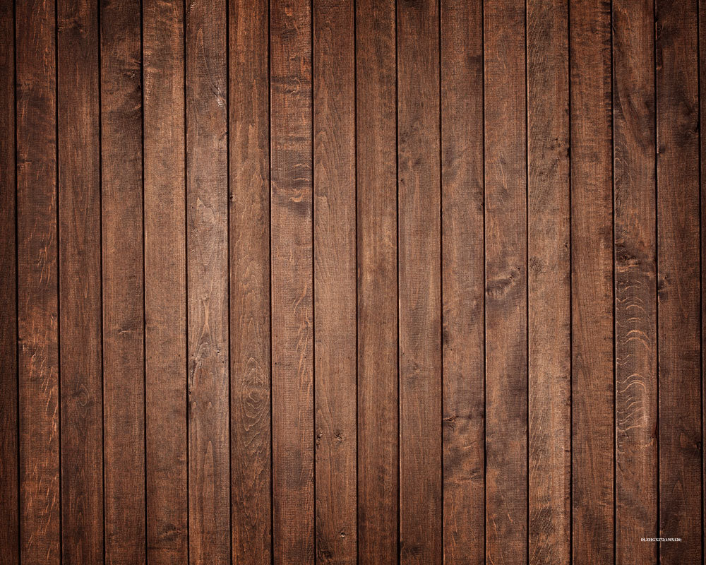 Kate Vintage Brown Texture Wood Rubber Floor Mat