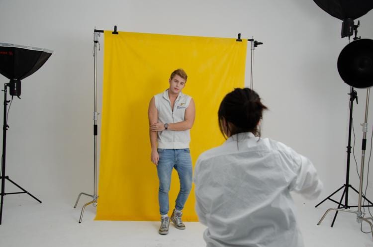 Kate Hot Sale 5x7ft Solid Yellow Cloth Backdrop Portrait Photography