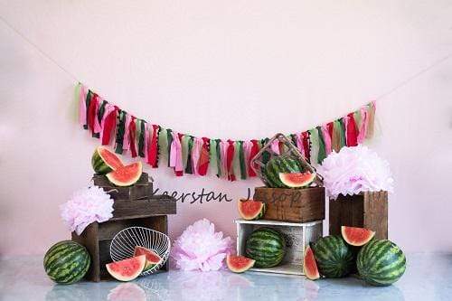 Katebackdrop鎷㈡綖Kate Summer Watermelon Decoretions Children Backdrop Designed By Keerstan Jessop