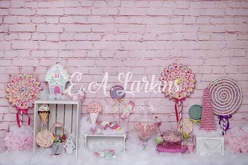Katebackdrop£ºKate Lollipop Pink Girly Backdrop for Photography Designed By Erin Larkins