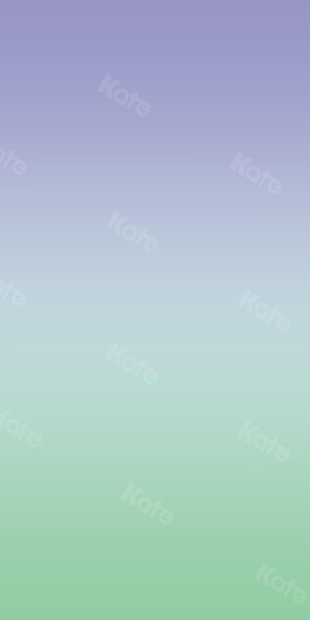 Kate Abstract Purple Gradient Green Backdrop Designed by Kate Image