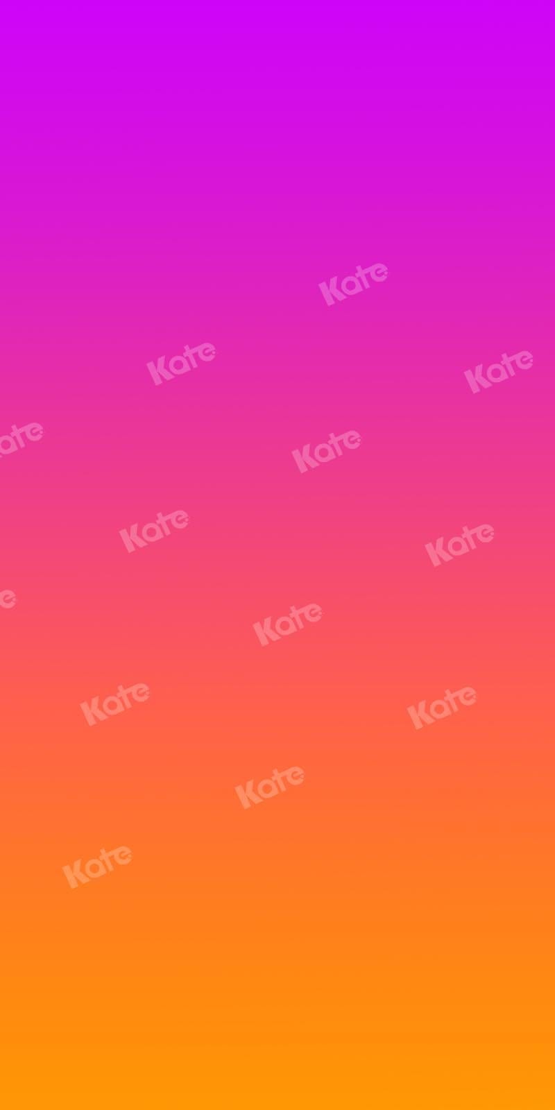 Kate Abstract Purple Gradient Orange Backdrop Designed by Kate Image