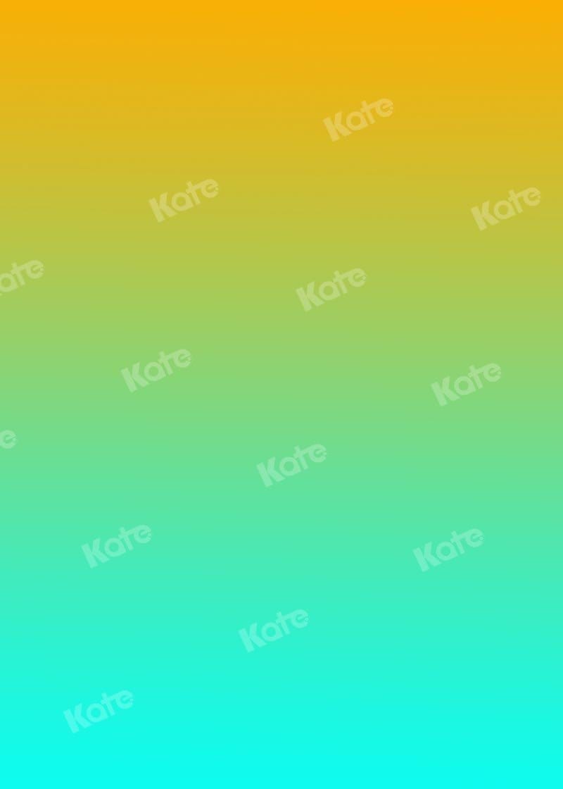 Kate Abstract Gradient Orange to Green Backdrop Designed by Kate Image