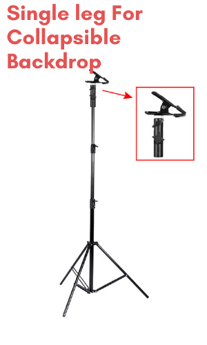 Kate 3x2.8m Backdrop Stand Frame Kit for Photography Studio( including 4 fish mouth clips + 4 stretch clips + E vigorous clip)