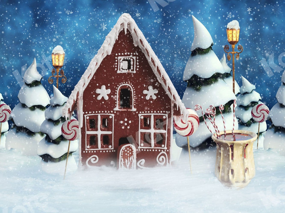 Christmas Hot Cocoa Backdrops