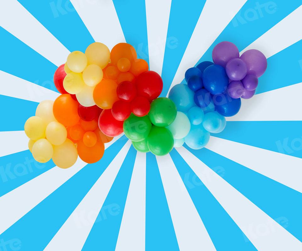 RTS Kate 7x5ft Colorful Balloon Cake Smash Backdrop Designed By JS Photography