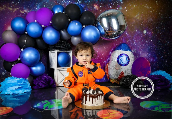 Kate Colorful Galaxy Outer Space Backdrop for photography