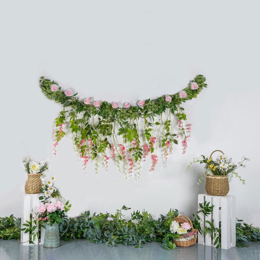 Kate Macrame Floral Spring Backdrop Designed by Jia Chan Photography
