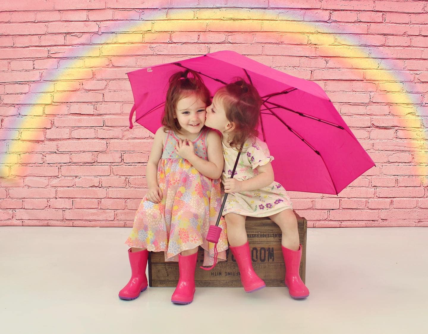 Kate Pink Brick Wall Backdrop Designed by Kate Image - Kate Backdrop