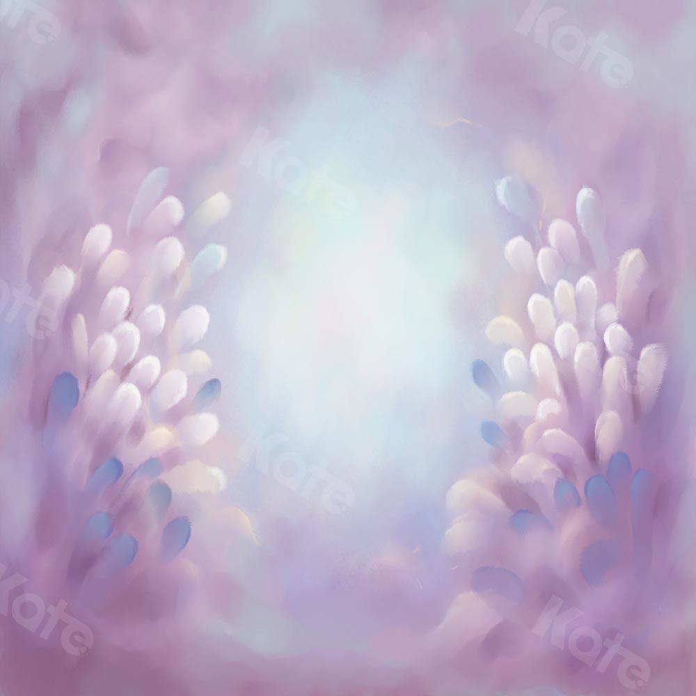 Kate Dreamy Purple Fine Art Flower Backdrop Designed by GQ