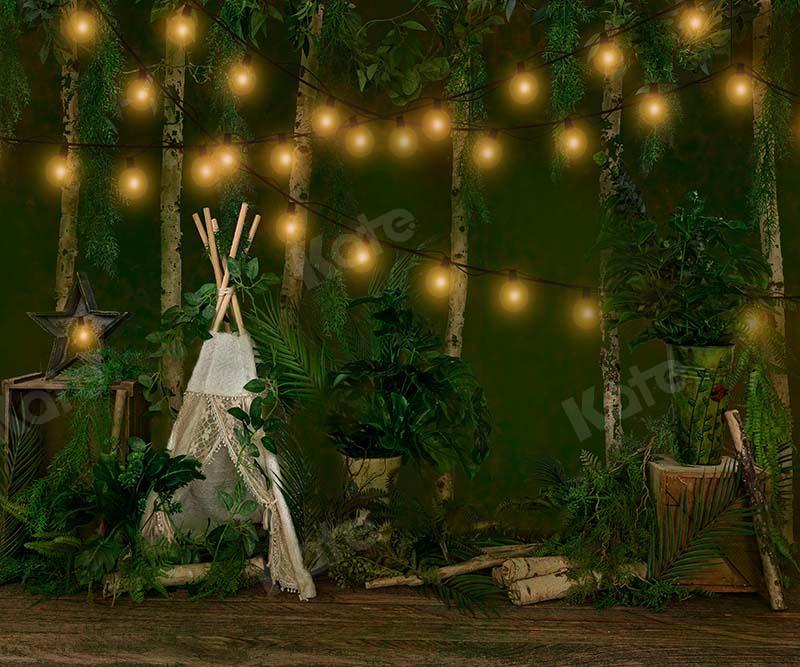 Kate Summer Cake Smash Backdrop Jungle Camping Tent Designed by Emetselch