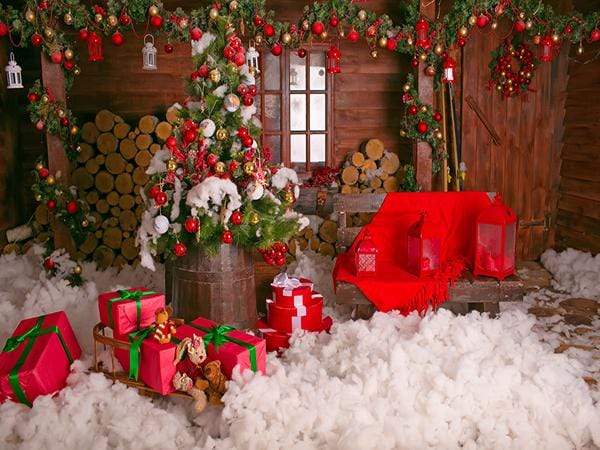 Katebackdrop£ºKate Cotton Christmas Decoration Box Gift Backdrop