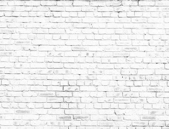 Katebackdrop鎷㈡綖Kate Simple Retro White Brick Wall  Backdrop for Photography