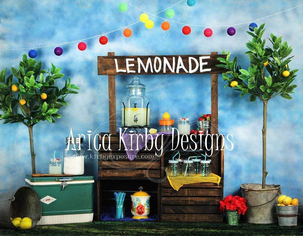Katebackdrop鎷㈡綖Kate When Life Gives You Lemons Summer Backdrop designed by Arica Kirby