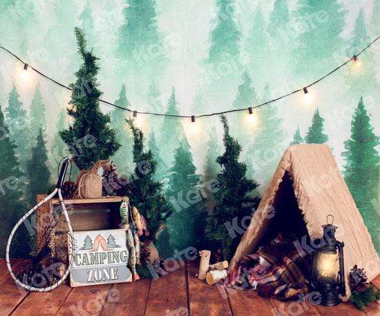 Katebackdrop£ºKate Forest Camping Children Summer Backdrop for Photography Designed by Megan Leigh Photography