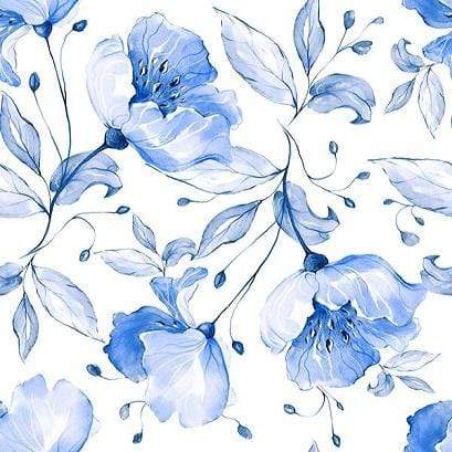 Katebackdrop鎷㈡綖Kate Retro Blue Flower Backdrop for Photography