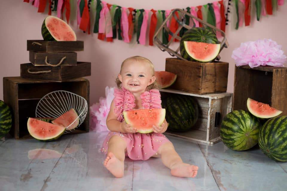 Katebackdrop鎷㈡綖Kate Summer Watermelon Decoretions Children Backdrop Designed By Keerstan Jessop