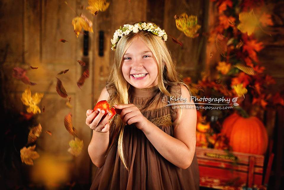 Kate Fall Harvest with Pumpkins Backdrop Designed By Arica Kirby - Kate Backdrop