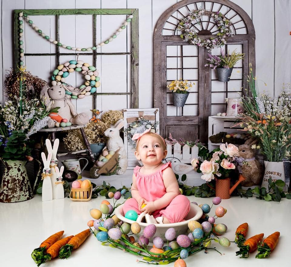 Kate Easter\Spring Floral Archway Backdrop Designed By Rose Abbas