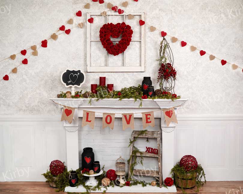 Kate Valentine's Day Love Backdrop Designed by Arica Kirby - Kate Backdrop