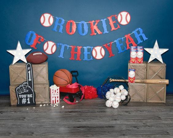 Kate Rookie of the Year Sports Backdrop Designed by Valerie Miranda