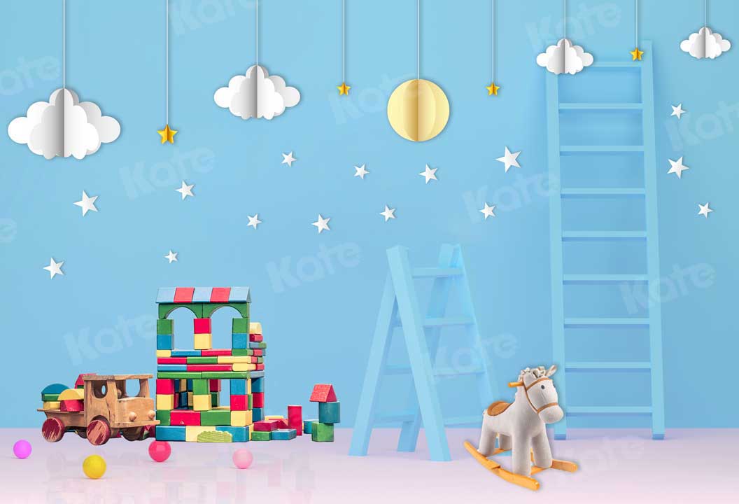 Kate Cake Smash Toy Star Backdrop for Photography